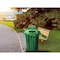 Alpine Industries 38 gal Round Outdoor Can, Green, Galvanized Steel, 27 in ALP479-38-1-GRN - alternate 10